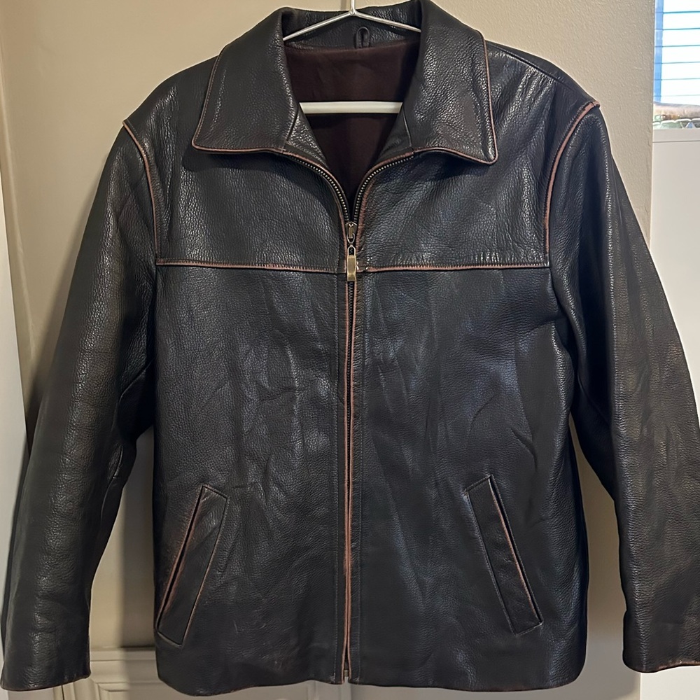 Caterpillar Genuine Leather Jacket - Workwear
